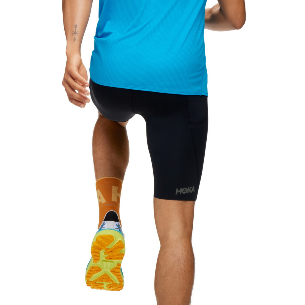 Hoka Novafly Half Tight Men's Running Shorts - Black