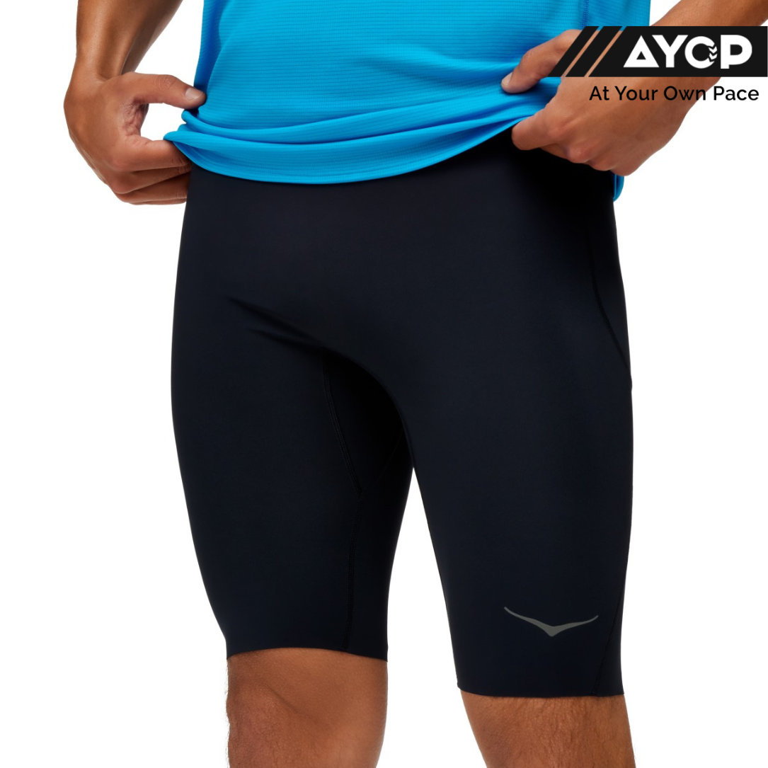 Hoka Novafly Half Tight Men's Running Shorts - Black