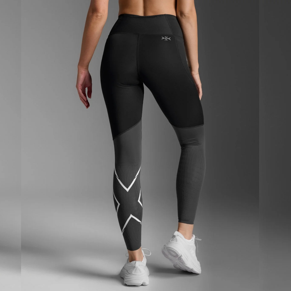 2XU Light Speed React Hi-Rise Compression Woemen's Running Leggings - India Ink