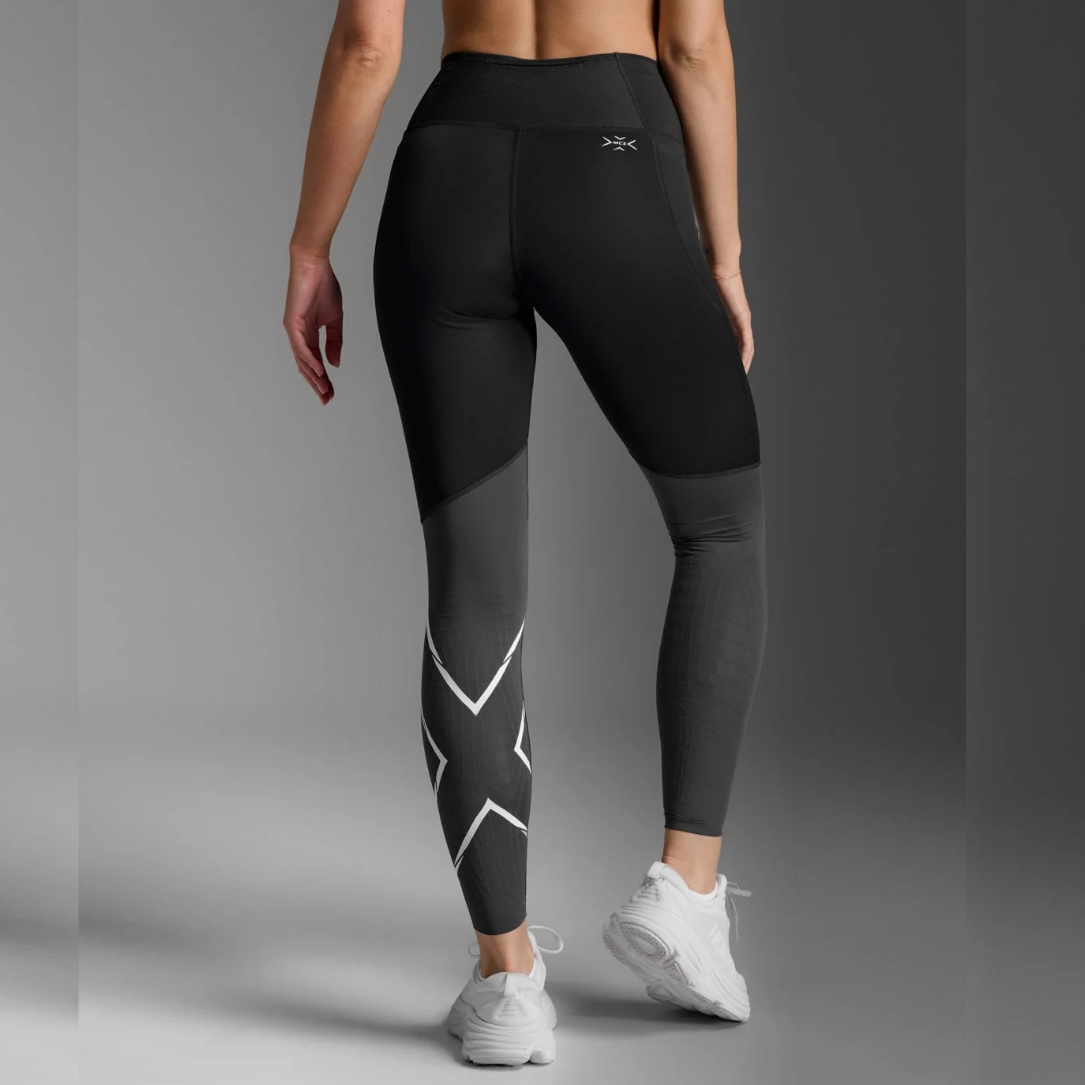 2XU Light Speed React Hi-Rise Compression Woemen's Running Leggings - India Ink