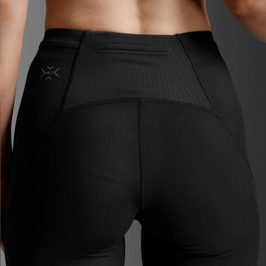 2XU Light Speed React Hi-Rise Compression Women's Running Tights - Black/Black Reflective