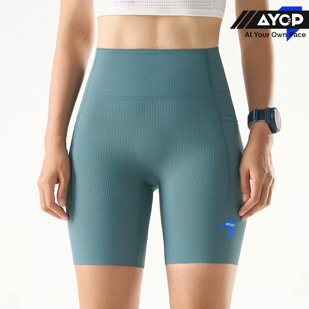 Legging Lari Wanita Nedao VelocityX Pro 6-inci (GhostDry)