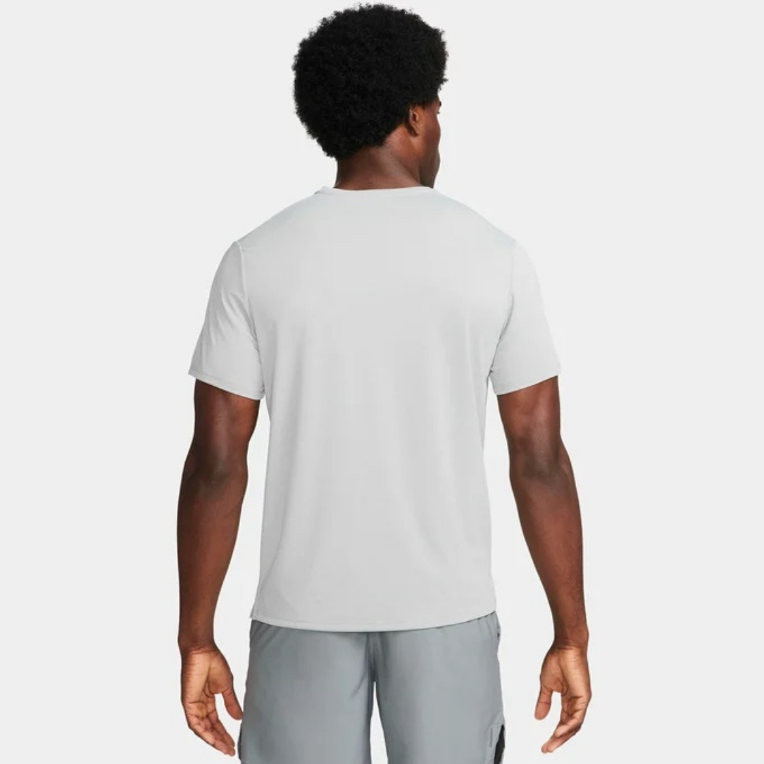 Nike Dri-FIT UV Miler Short-Sleeve Men's Running Top - Grey Fog