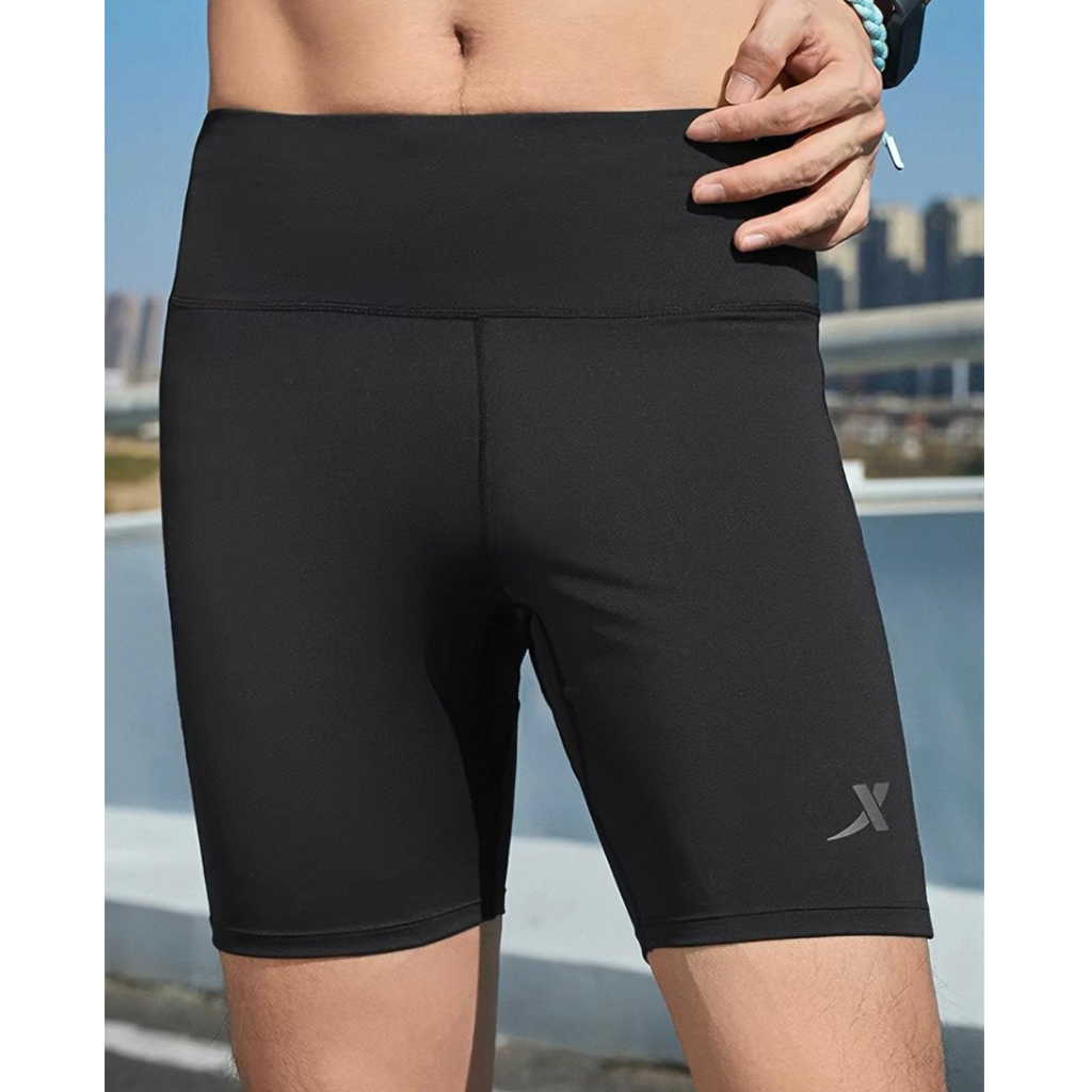 Xtep Men's Short Compression Tights - Black