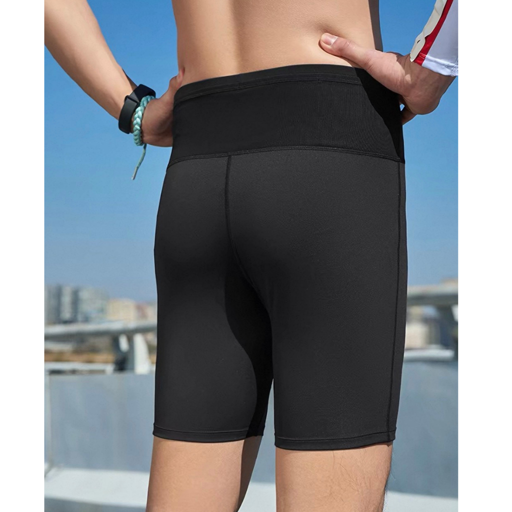 Xtep Men's Short Compression Tights - Black