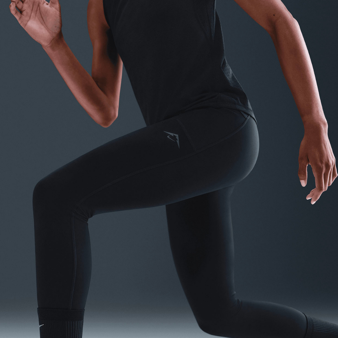 Nike Dri-FIT Trail High-Rise 7/8 Women's Running Leggings - Black
