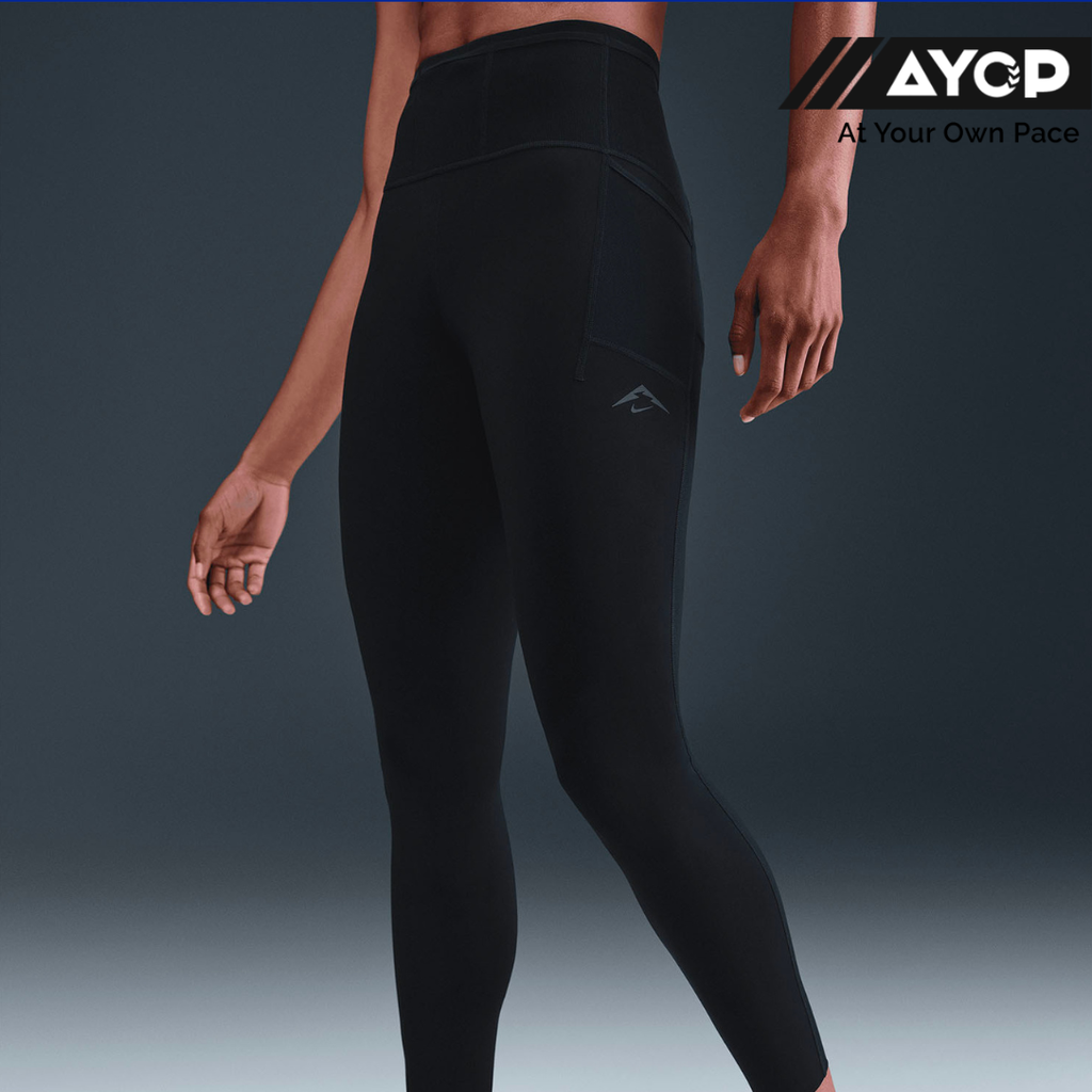 Nike Dri-FIT Trail High-Rise 7/8 Women's Running Leggings - Black