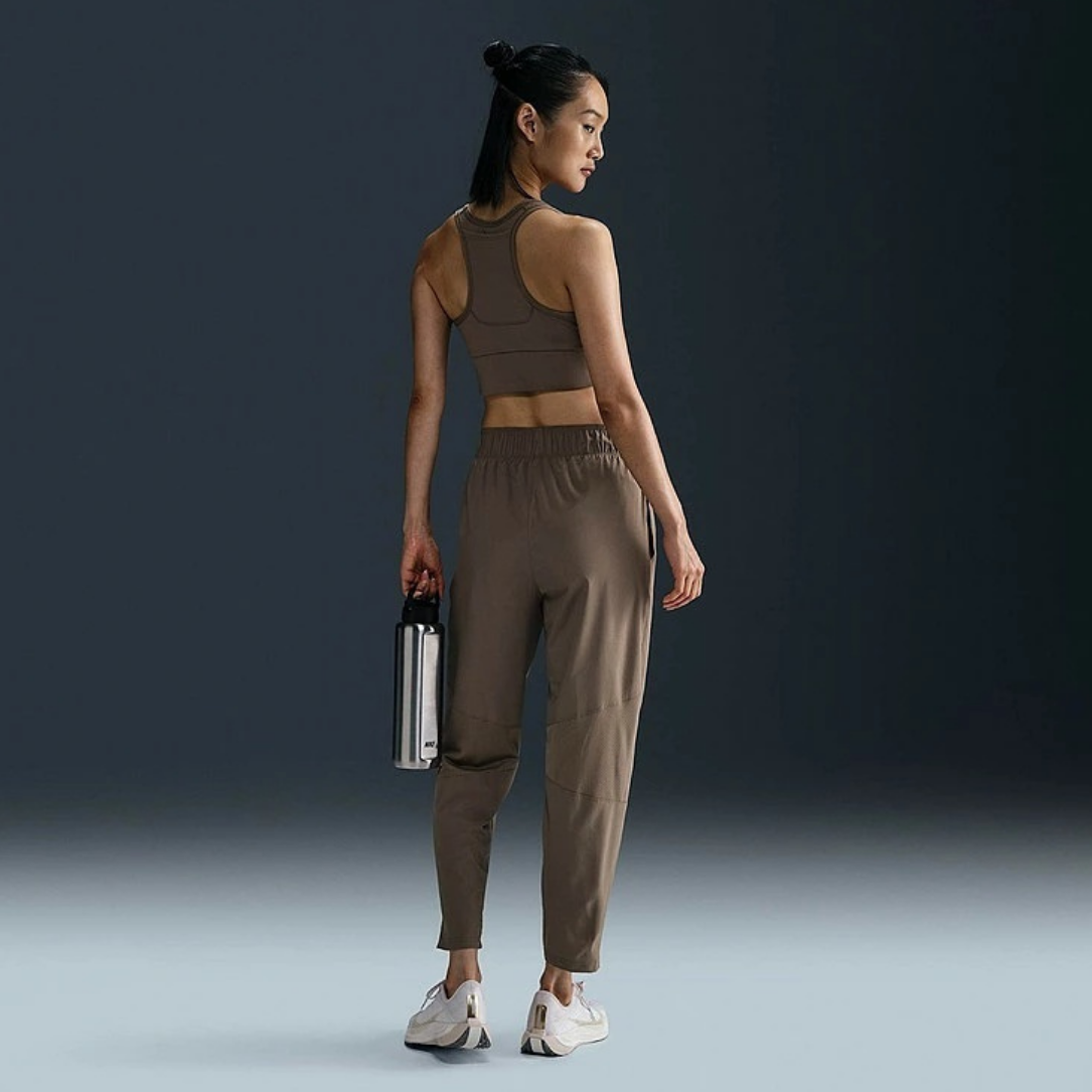 Nike Fast Dri-FIT Mid-Rise 7/8 Women's Running Pants - Brown Mink
