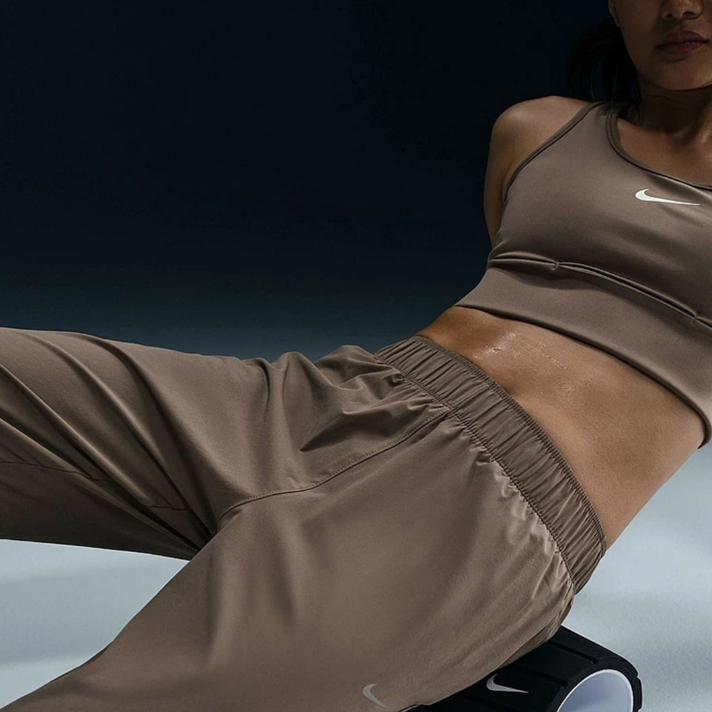 Nike Fast Dri-FIT Mid-Rise 7/8 Women's Running Pants - Brown Mink