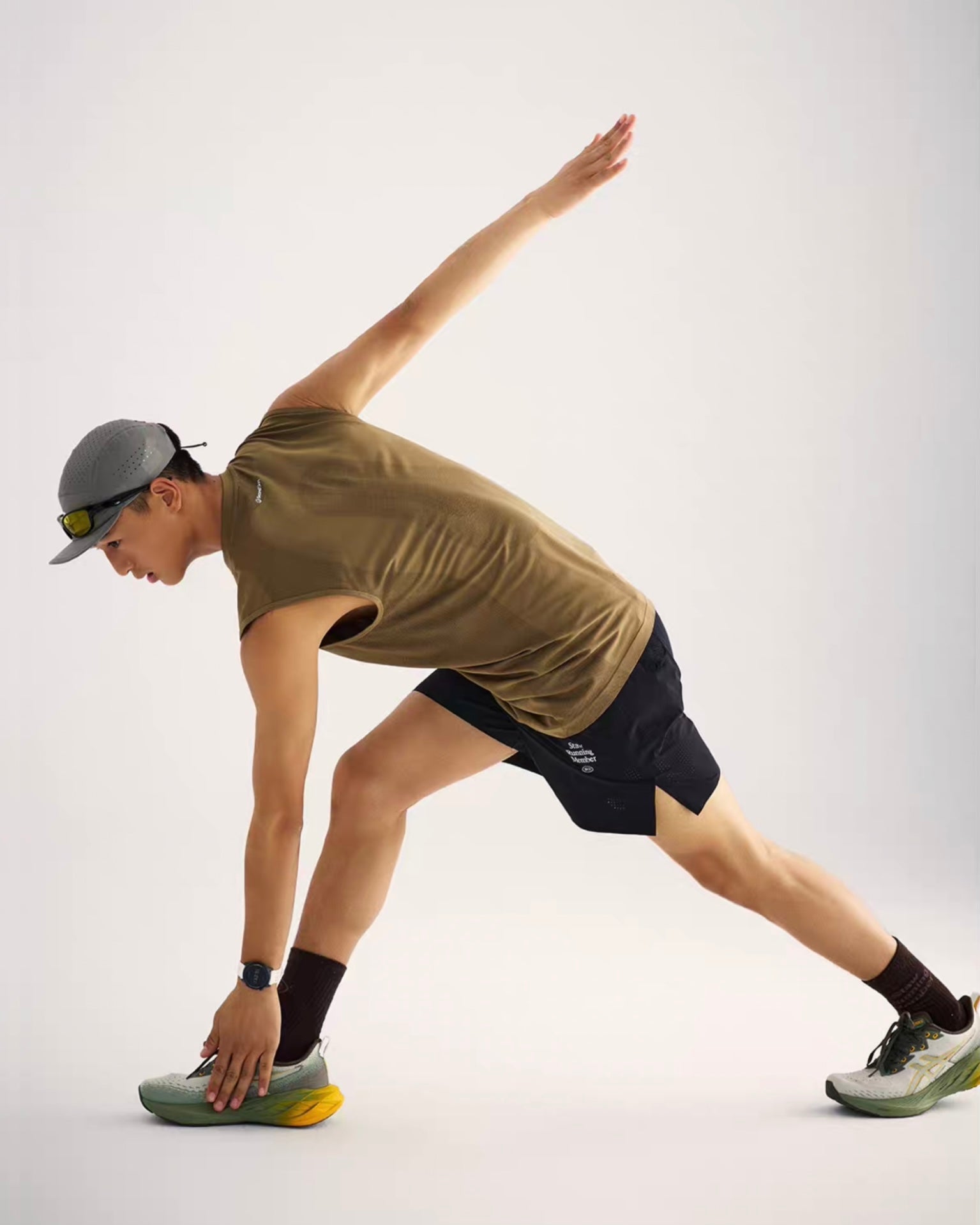 Staw Seamless Knit Men's Running Sleeveless