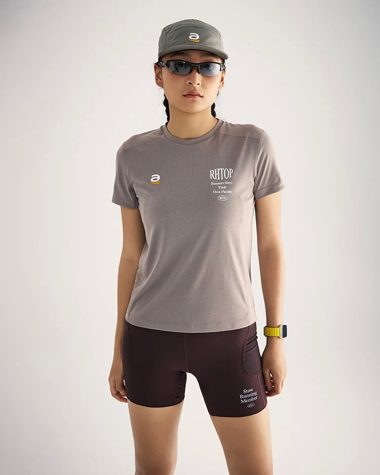 Staw Music Themed Printed Women's Running T-Shirt