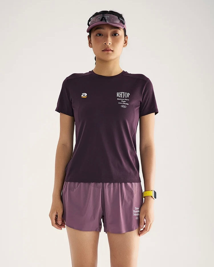 Staw Music Themed Printed Women's Running T-Shirt
