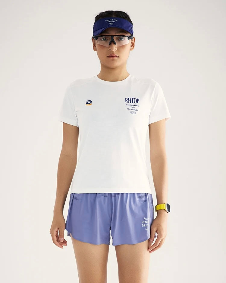 Staw Music Themed Printed Women's Running T-Shirt