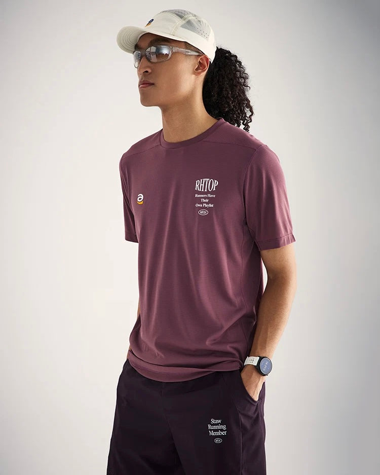 Staw Music Themed Printed Men's Running T-Shirt