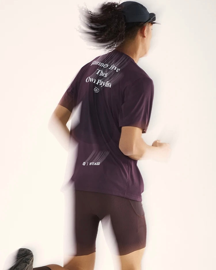 Staw Music Themed Printed Men's Running T-Shirt