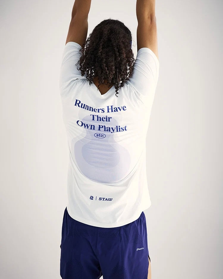 Staw Music Themed Printed Men's Running T-Shirt