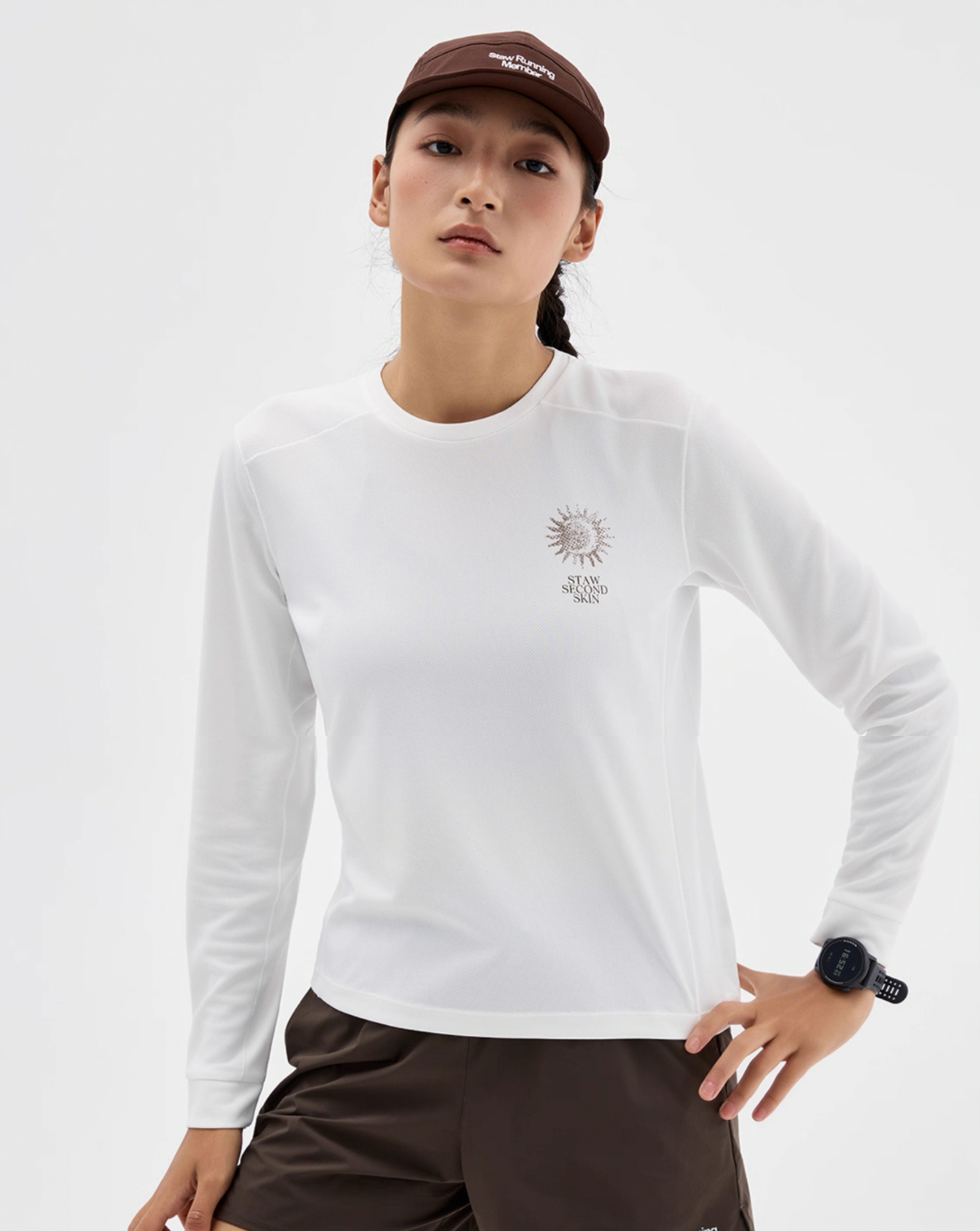 Staw Nature Force Runner Printed Women's Long Sleeve