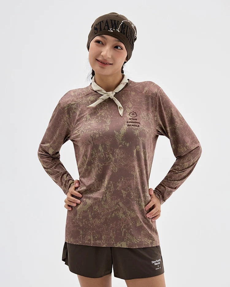 Staw SOSO Graphic Print Women's Running Long Sleeve