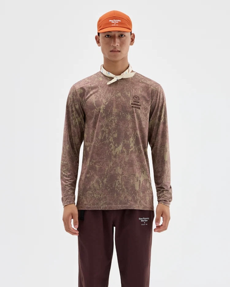 Staw SOSO Graphic Print Men's Running Long Sleeve