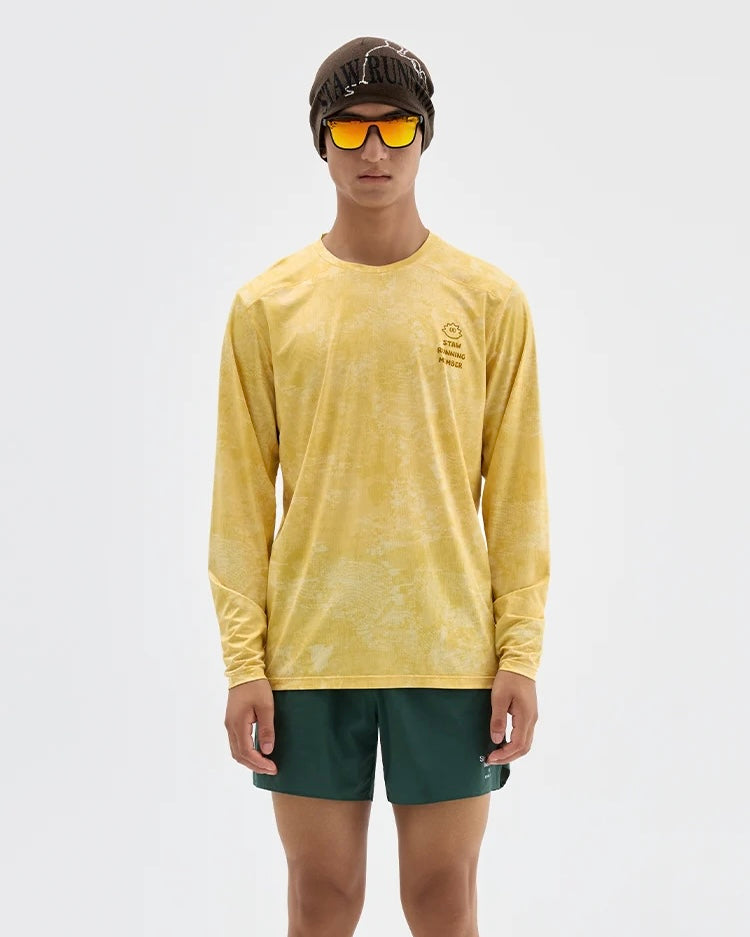 Staw SOSO Graphic Print Men's Running Long Sleeve