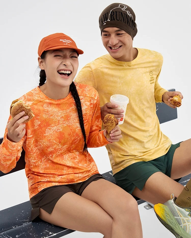 Staw SOSO Graphic Print Men's Running Long Sleeve