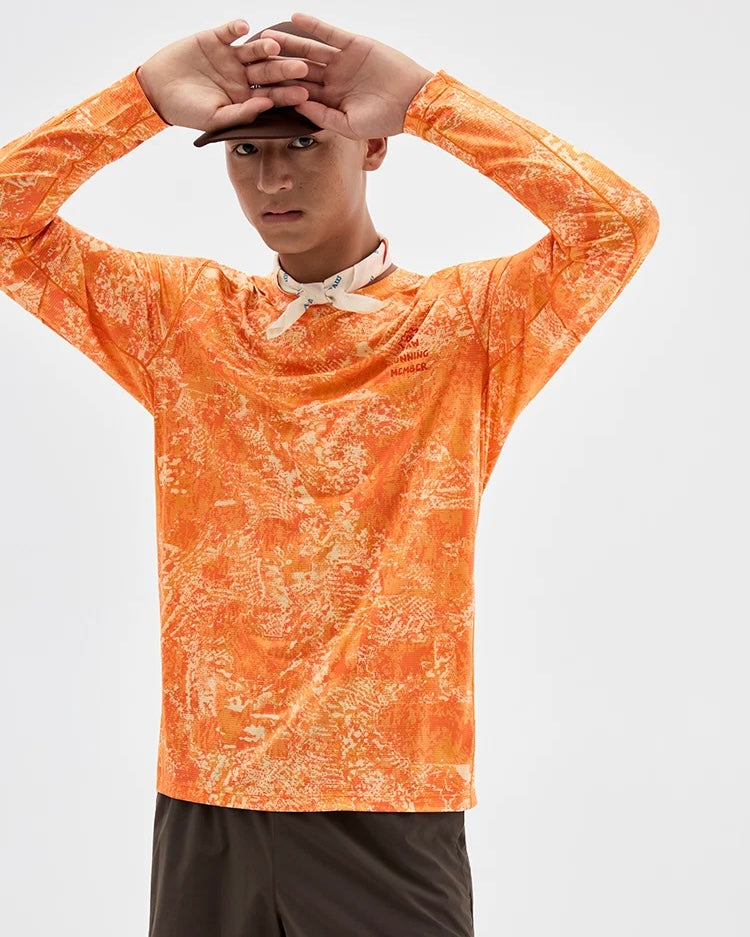 Staw SOSO Graphic Print Men's Running Long Sleeve