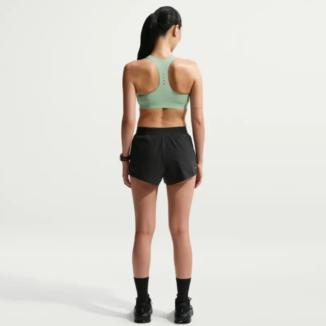 Nike Swift Breathe Dri-FIT Mid-Rise 3-inch Brief-Lined Women's Running Shorts - Black
