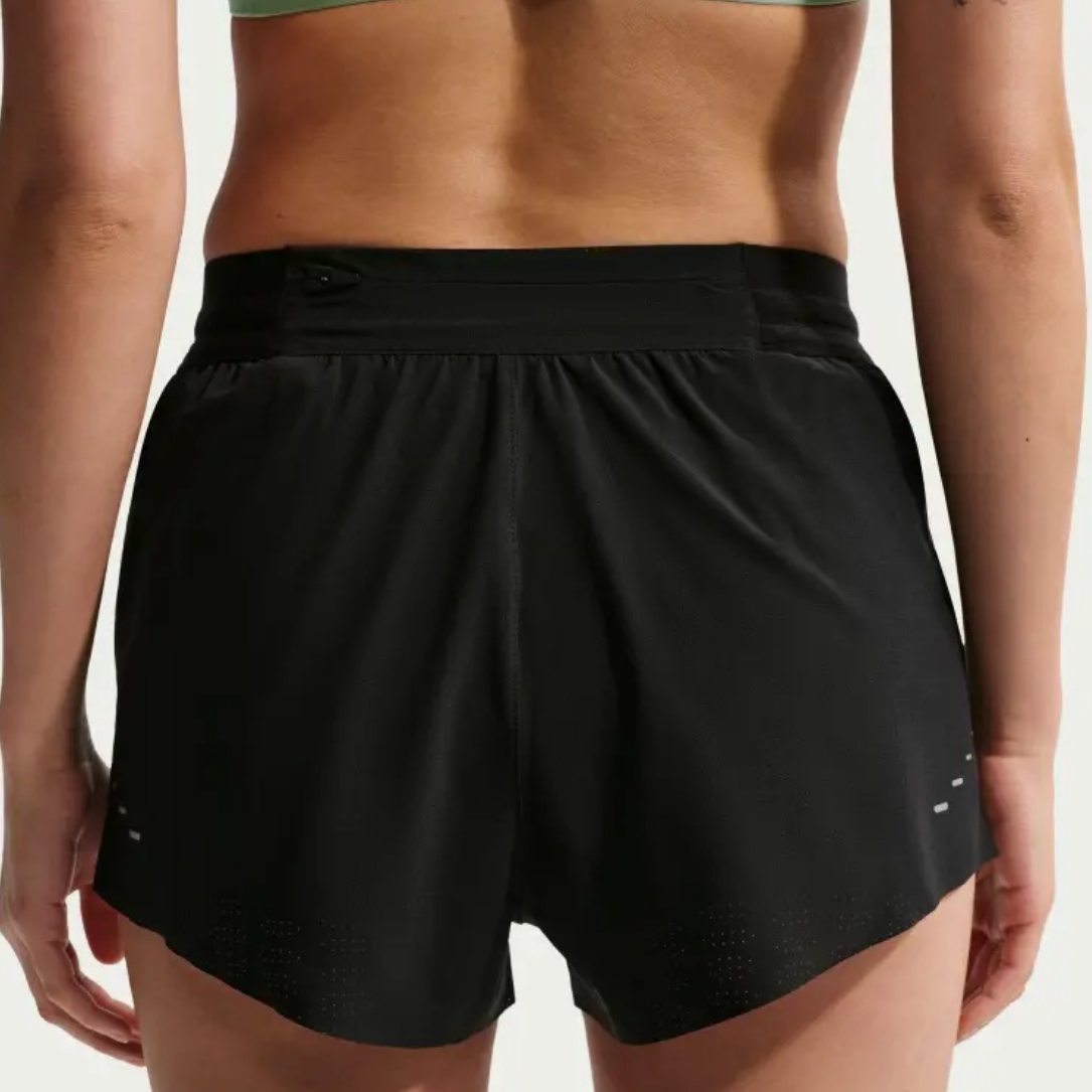Nike Swift Breathe Dri-FIT Mid-Rise 3-inch Brief-Lined Women's Running Shorts - Black