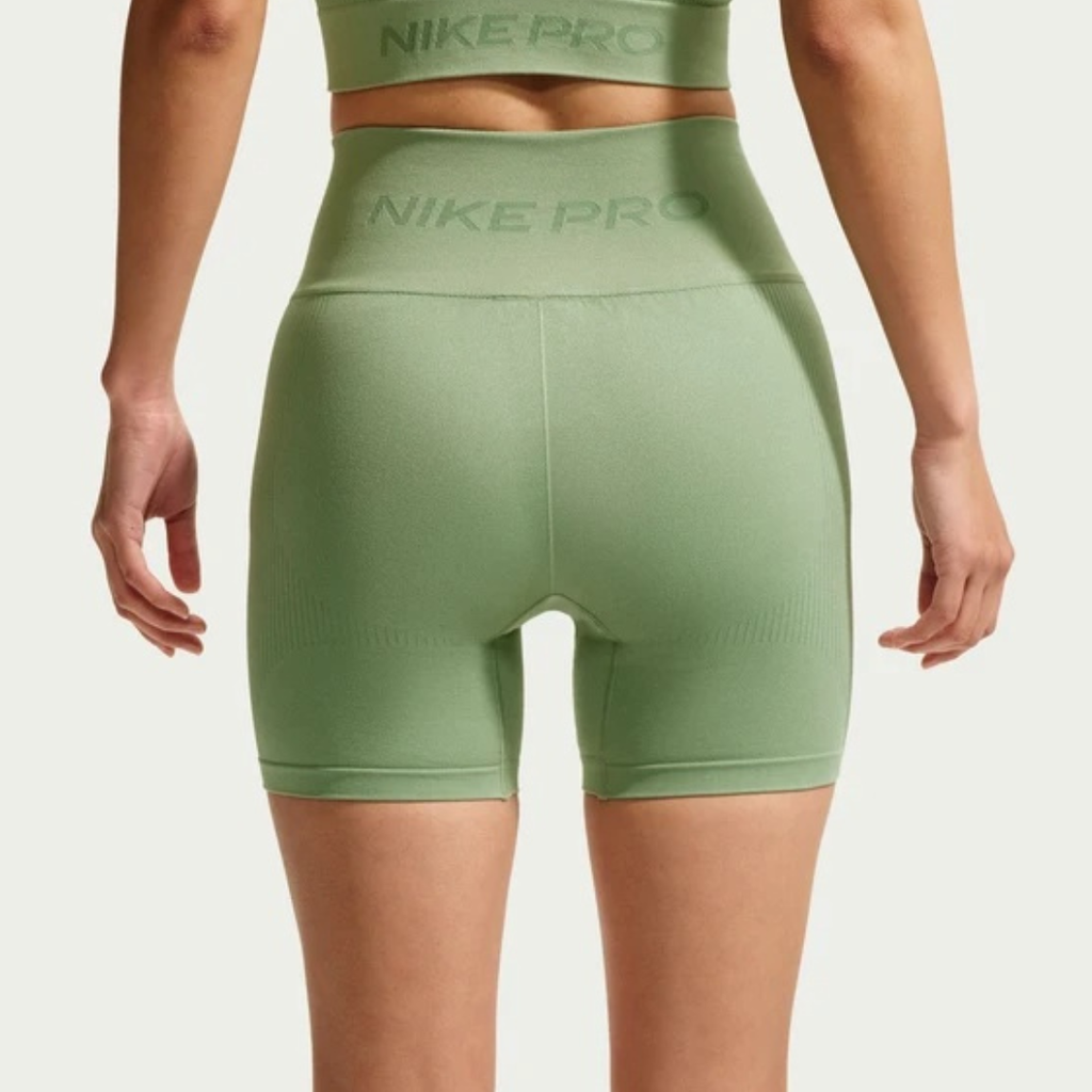 Nike Pro Dri-FIT Seamless High-Waisted 5-inch Women's Biker Tights - Steam