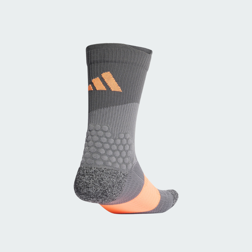 (1Pair) Adidas Runxboost Unisex Running Socks - Lucid Orange