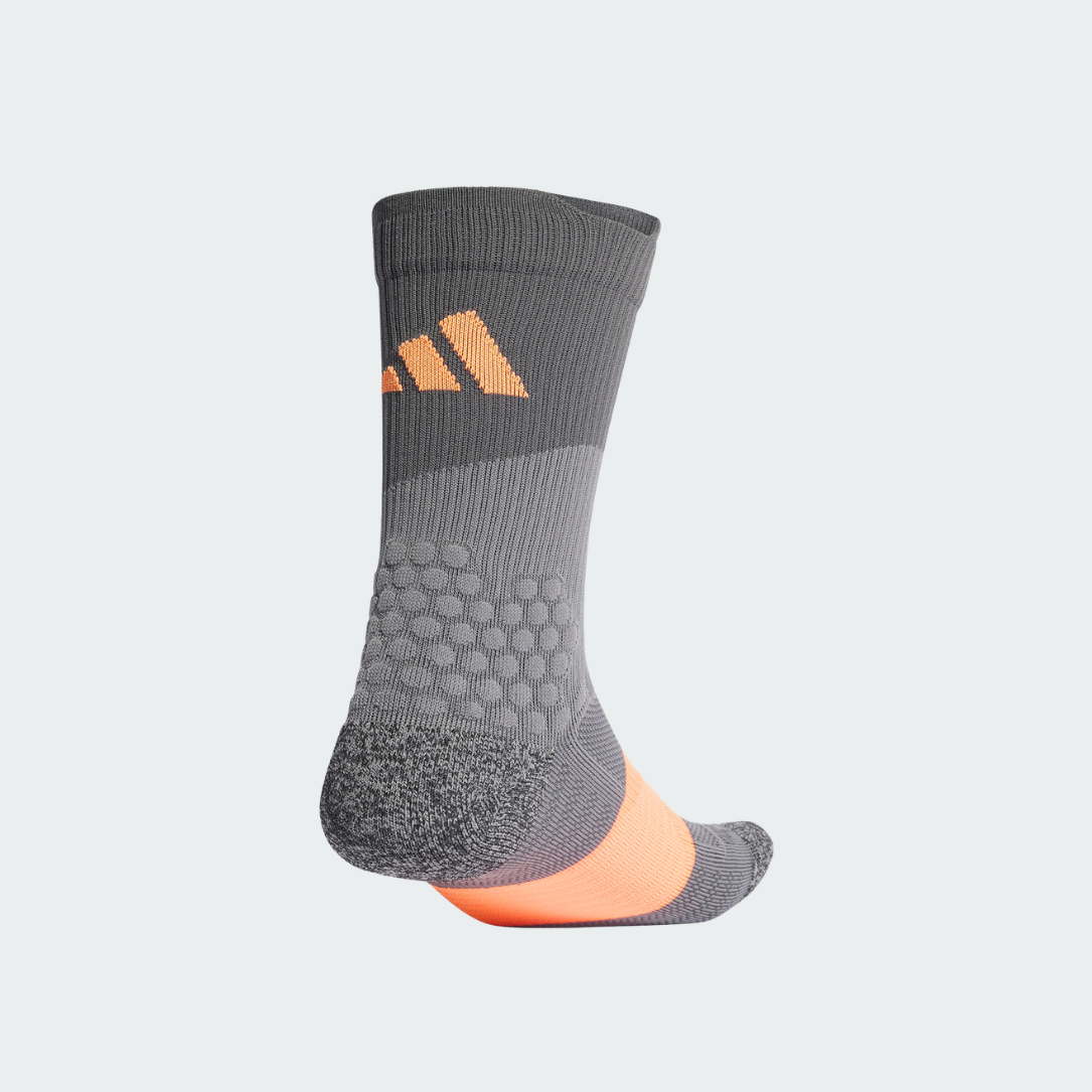 (1Pair) Adidas Runxboost Unisex Running Socks - Lucid Orange