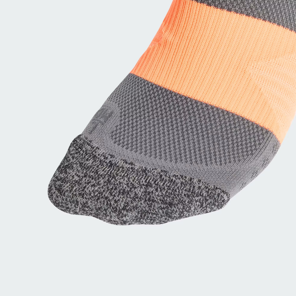 (1Pair) Adidas Runxboost Unisex Running Socks - Lucid Orange