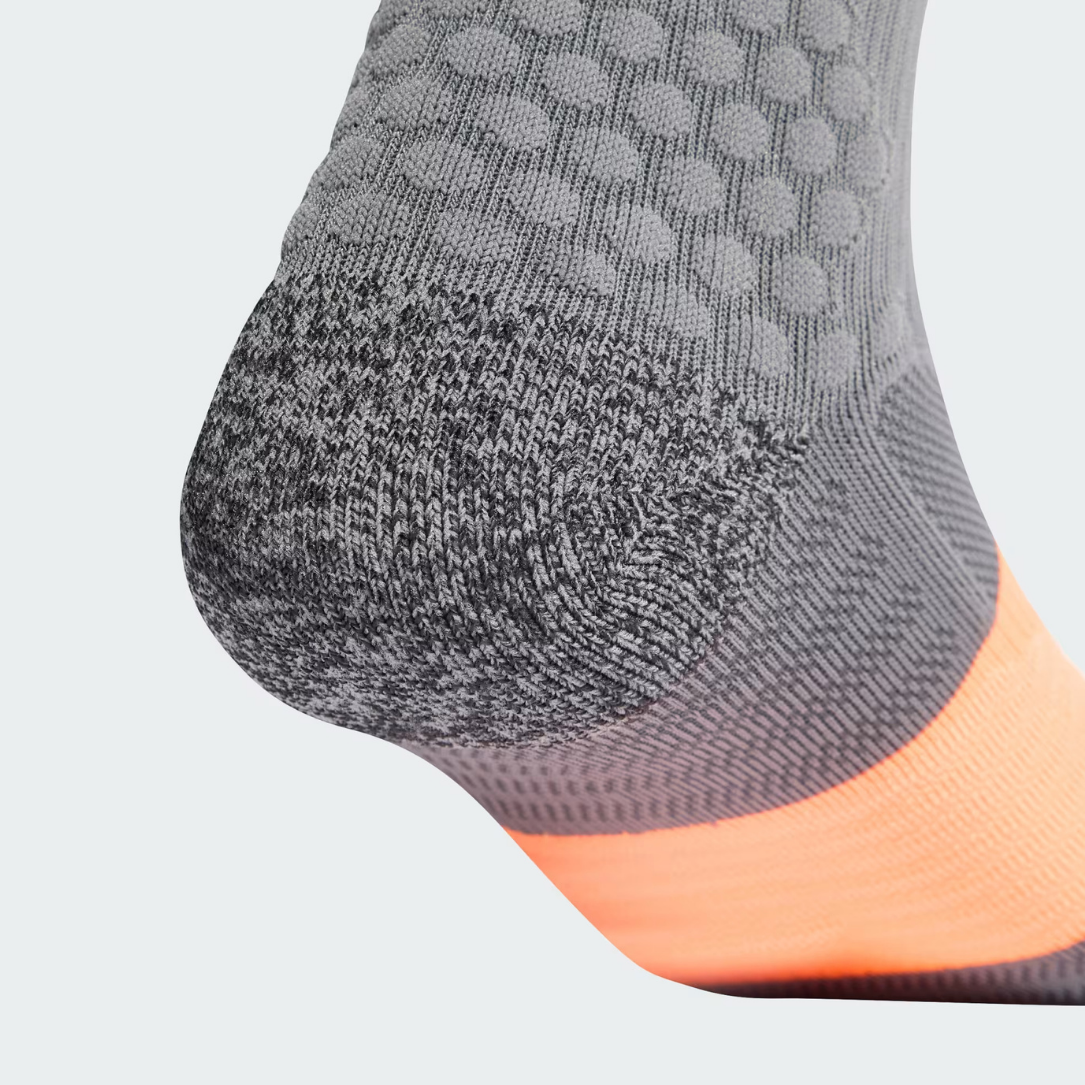 (1Pair) Adidas Runxboost Unisex Running Socks - Lucid Orange