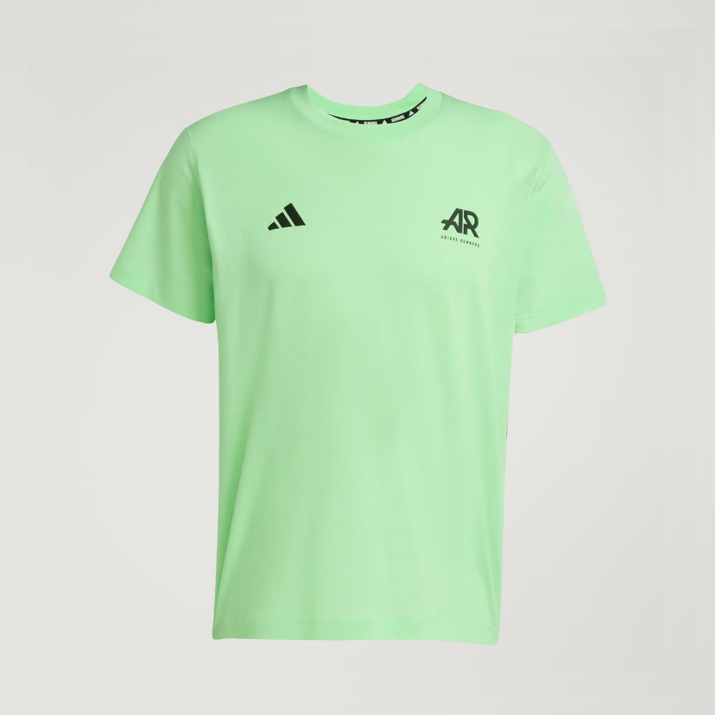 Adidas Runners Tee Unisex Running T-shirts - Semi Green Spark