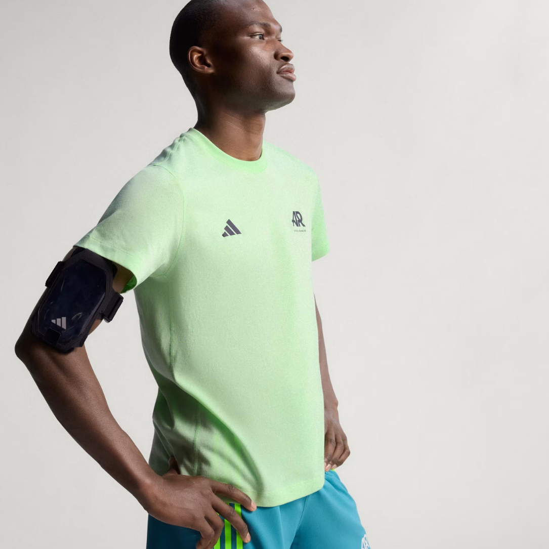 Adidas Runners Tee Unisex Running T-shirts - Semi Green Spark