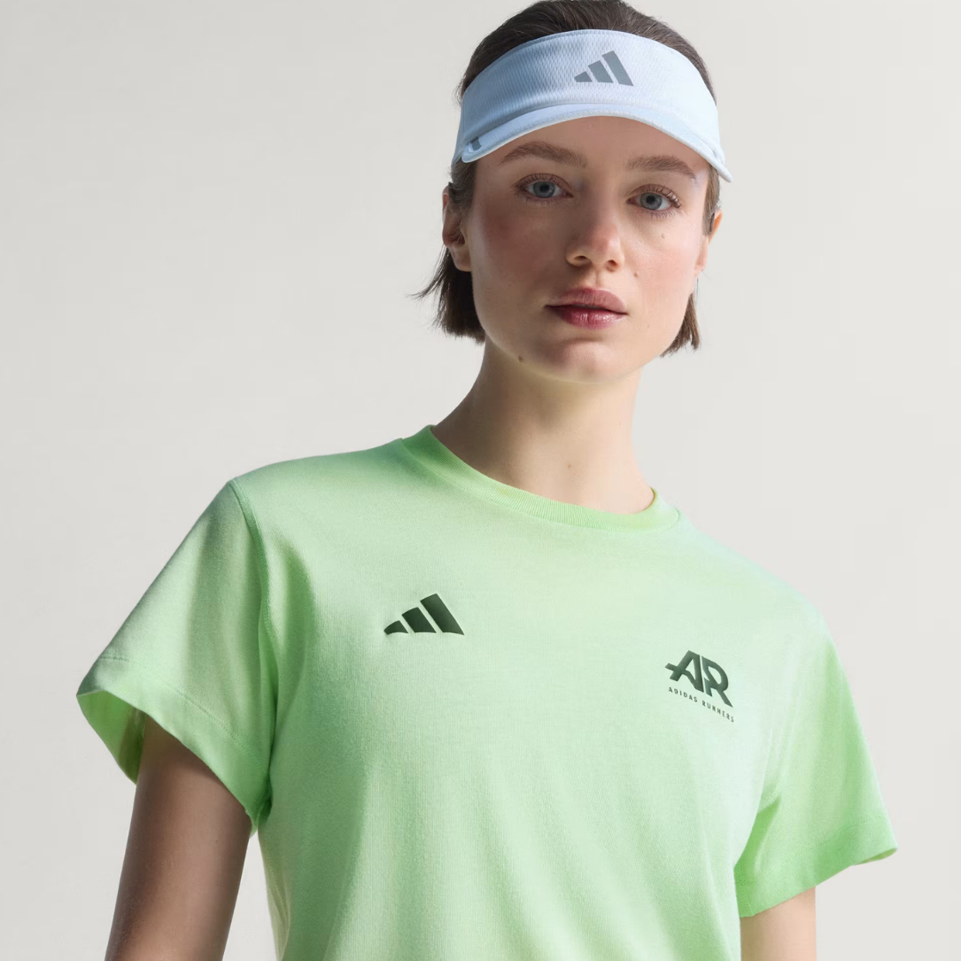 Adidas Runners Tee Unisex Running T-shirts - Semi Green Spark
