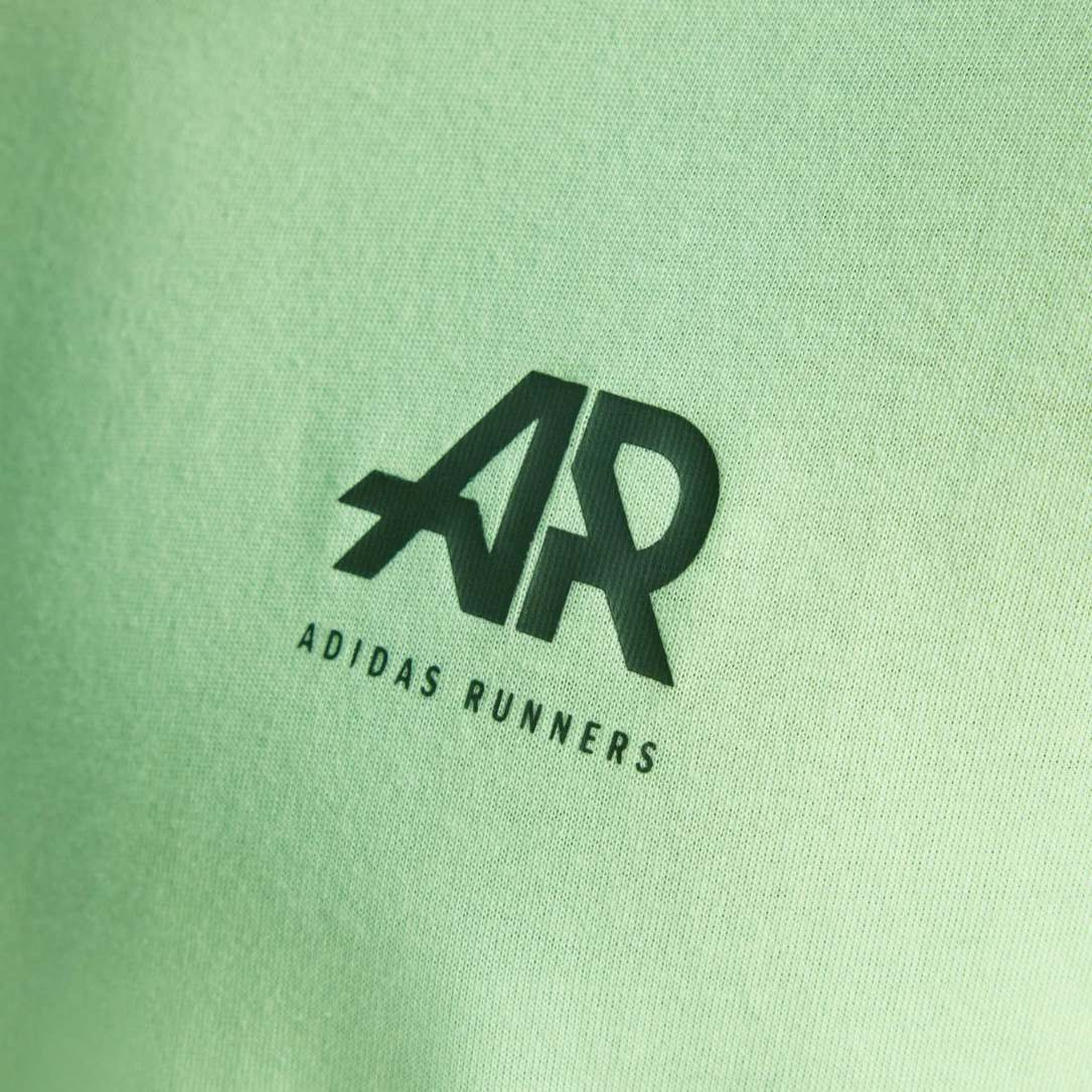 Adidas Runners Tee Unisex Running T-shirts - Semi Green Spark
