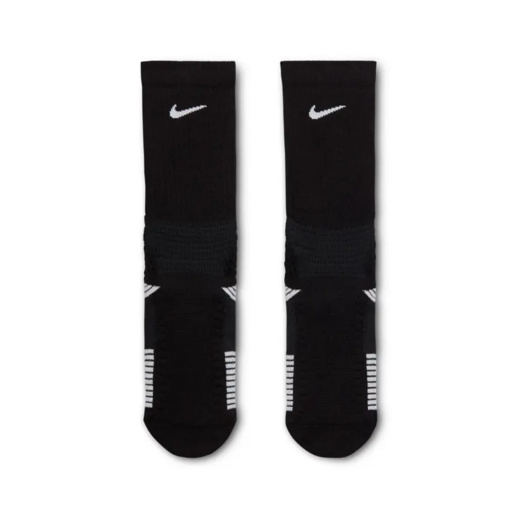 (1 Pair) Nike Elite 2.0 Cushioned Crew Socks - Black
