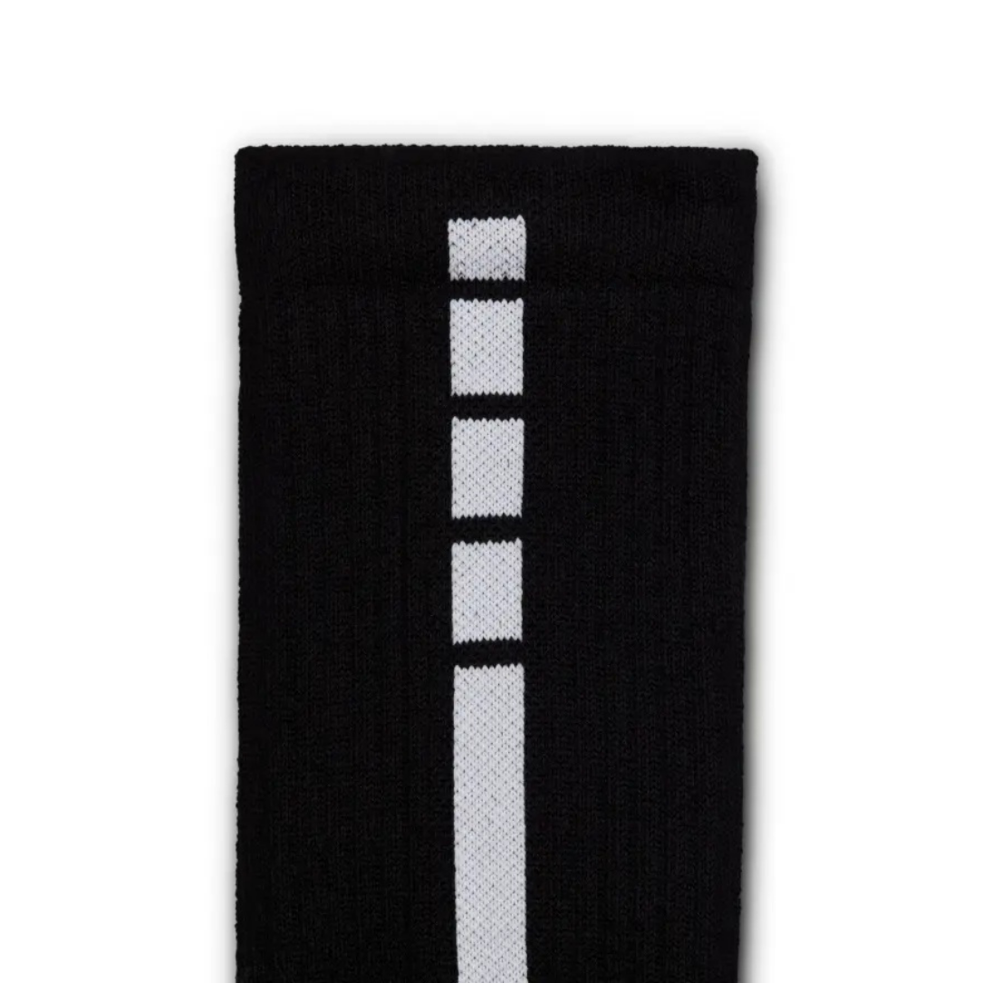 (1 Pair) Nike Elite 2.0 Cushioned Crew Socks - Black