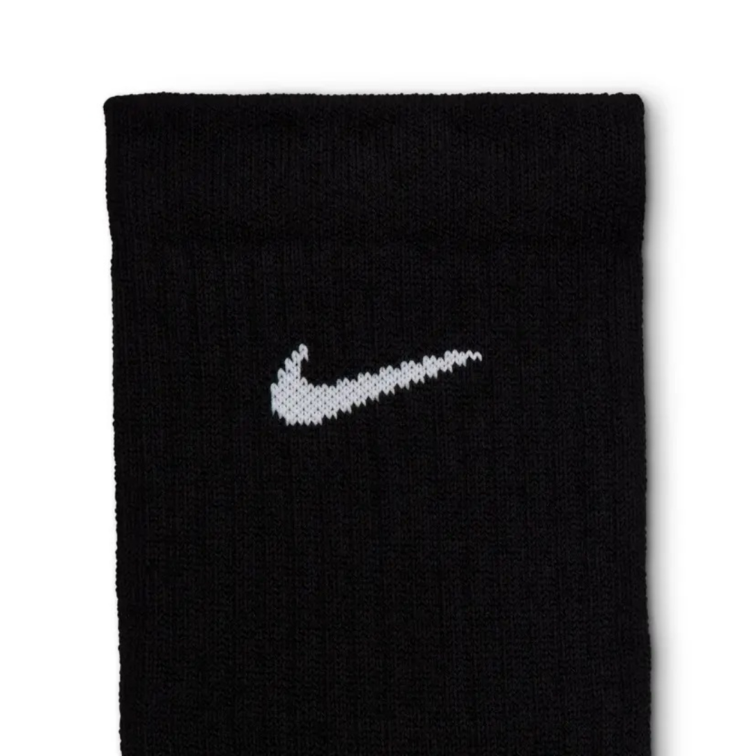 (1 Pair) Nike Elite 2.0 Cushioned Crew Socks - Black