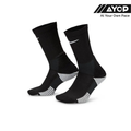 (1 Pair) Nike Elite 2.0 Cushioned Crew Socks - Black