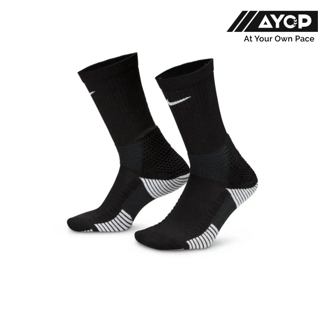 (1 Pair) Nike Elite 2.0 Cushioned Crew Socks - Black