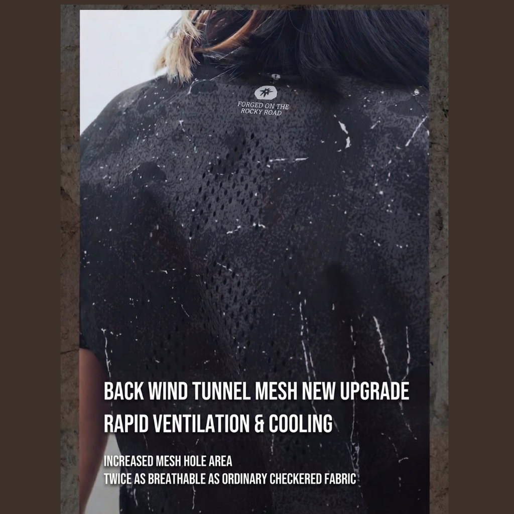 Nedao QiFlow Rocky Road Running T-Shirt - Black