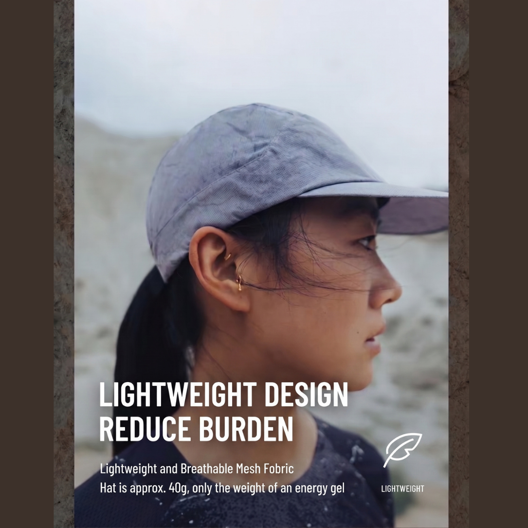 Nedao Airlite Breezeflex Rocky Road Running Cap