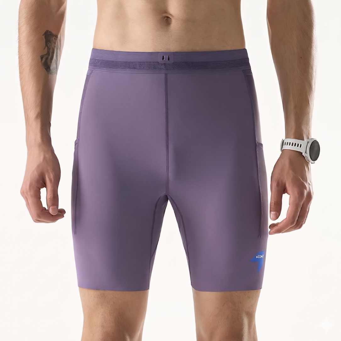 Nedao VelocityX Pro Plain GhostDry 7-inch Men's Running Tights