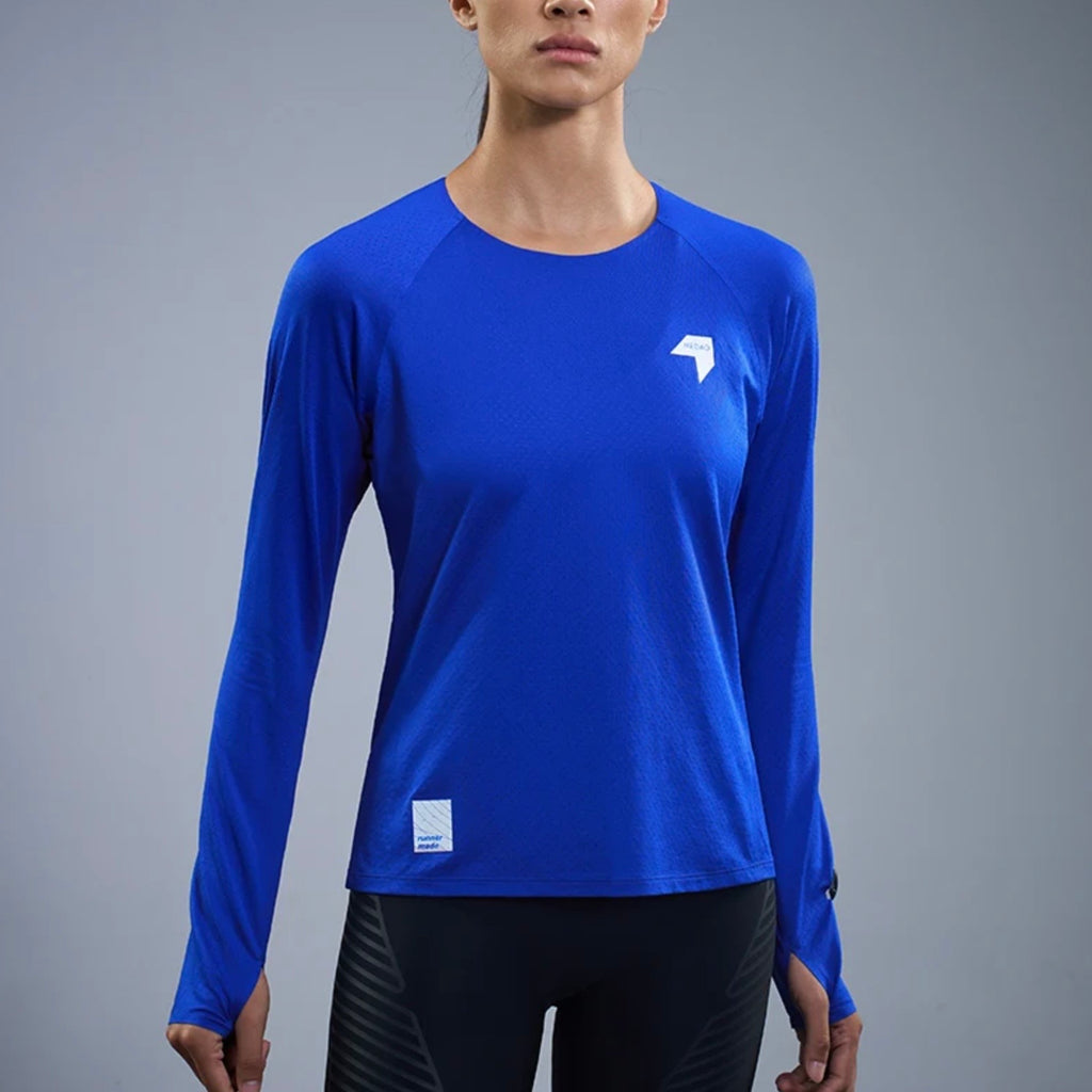 Nedao Hexrise Active Women’s Running Long Sleeve - Nedao Blue