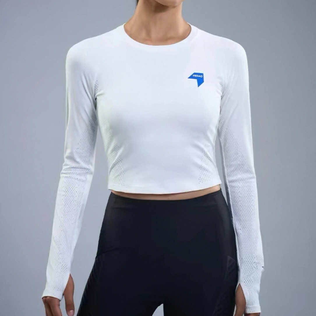 Nedao Qiflow Fitted Crew Women's Running Long Sleeve