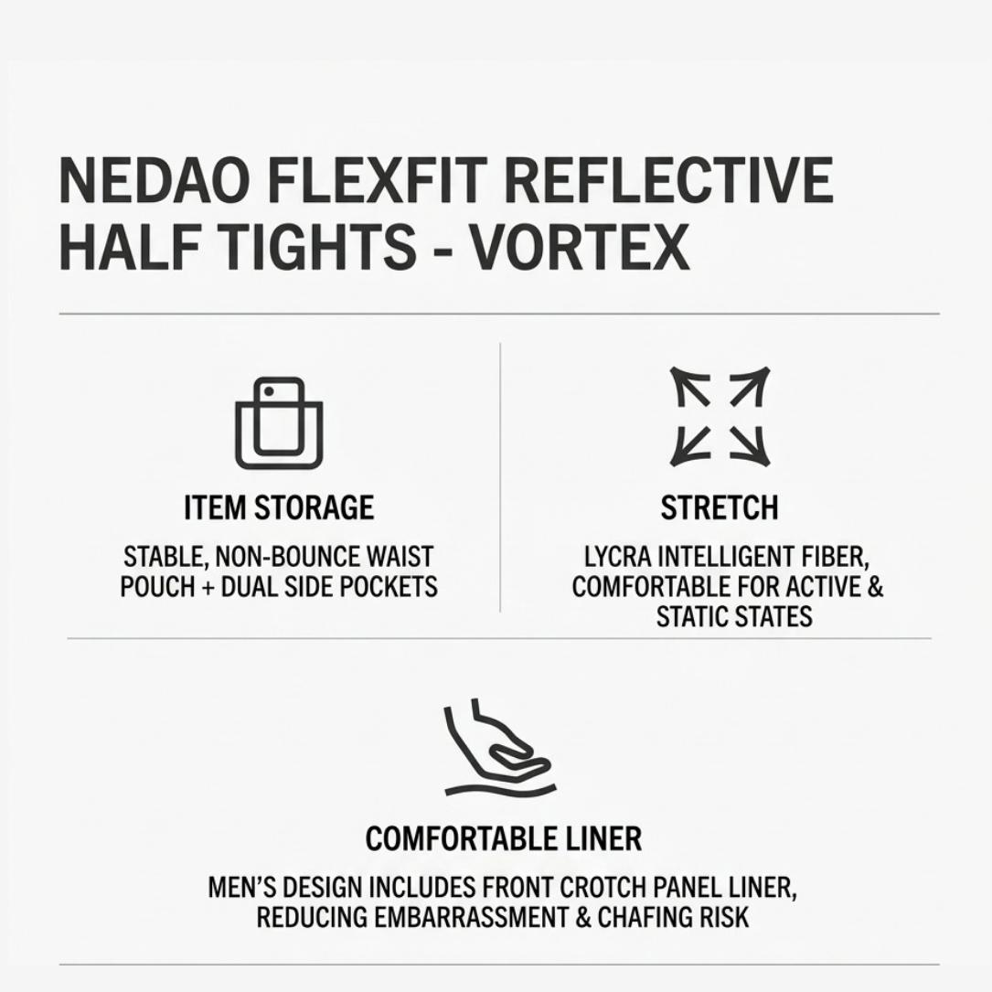 Nedao Flexfit Vortex Reflective Half Tight