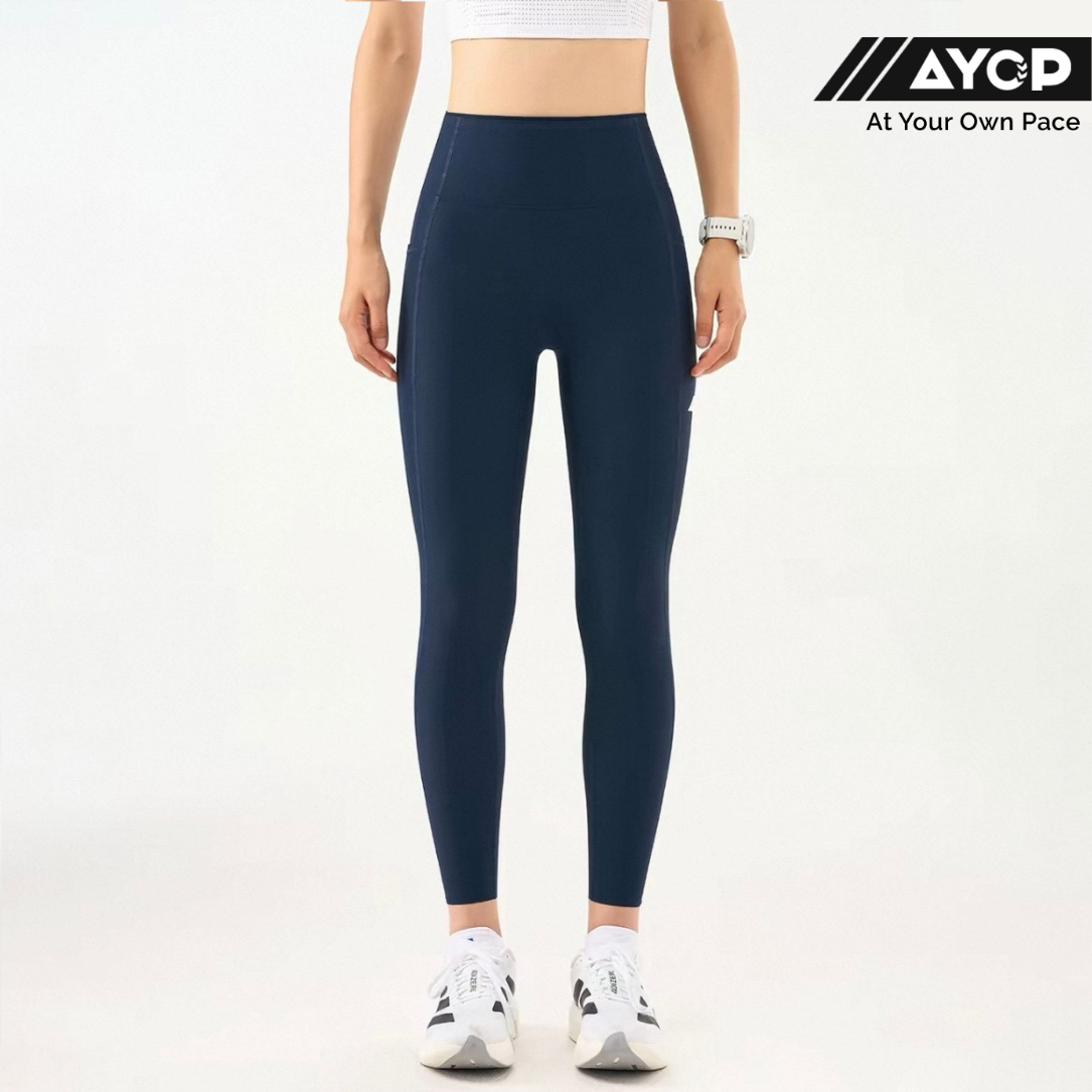 Nedao Flexfit Pocket V5.0 Women's Running Legging - Navy