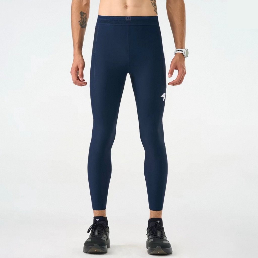 Nedao Flexfit Pocket V5.0 Men's Running Leggings - Navy